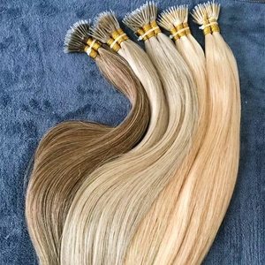 Extensiones de Cabello Humano Remy Ruso 100% de Dragonlash Factory, de 10 a 30 Pulgadas, Pre-Adheridas con Punta Nano Metálica, Suaves, para Uso Profesional en Salón - Product Image 1