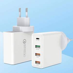 Vente chaude 48W GaN Type-c Chargeur 4 en 1 Ordinateur Portable Charge Rapide USB-C PD QC3.0 Mtiple Port Chargeur Mural PD Charge Rapide - Product Image 5