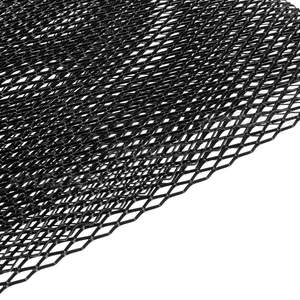 Rejilla de Ventilación Universal de Aluminio Negro/Plateado para Parachoques, Malla de 10 x 5 mm, Rejilla de Tuning para Coche, Spoiler, Red de Admisión de Aire para Capó, 100 x 33 cm - Product Image 5