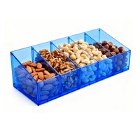 Support de présentation en acrylique transparent de qualité alimentaire pour gâteaux et bonbons, organisateur et présentoir, vente en gros ODM/OEM