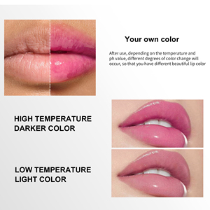 Aceite Labial Brillante <span class=keywords><strong>HANDAIYAN</strong></span>, Hidrata Profundamente, Repara la Sequedad, Cambia de Color con la Temperatura, Brillo Labial en Tubos Cuadrados de Lujo - Product Image 3