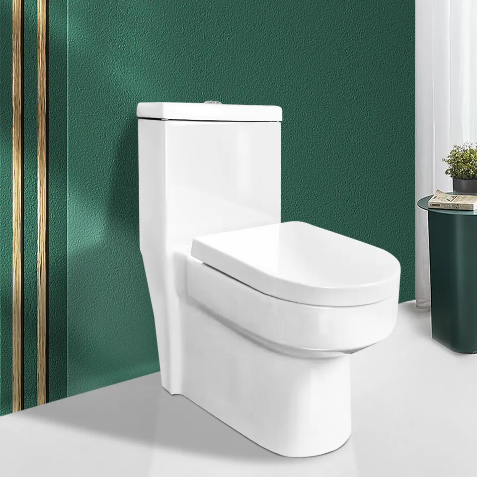 Einfache Reinigung hochwertige Keramik Bad Toiletten schüssel Marke Dual Flush Boden Western Kommode