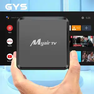 GYS stik TV pintar Iptv 4K S905W2 2 4g 5g Wifi, Dongle pintar api baru 4K Max kotak Tv pemutar Media 4K Android TV Box