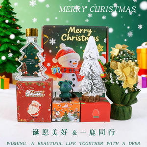 Christmas Gift Set Festive Decor <b>Box</b> With Tree Snowman Ornament Personalized Holiday <b>Present</b> <b>For</b> Girlfriend Friend - Product Image 3