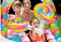 Original Original INTEX Candy land Aufblasbarer Pool Wasserspiel pool Baby Sand Pool Ocean Ball Pool
