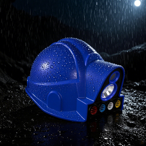 <span class=keywords><strong>Casque</strong></span> <span class=keywords><strong>de</strong></span> sécurité avec lampe intégrée pour l'enregistrement vidéo en temps réel, pour l'exploitation minière et la construction, stockage 32 Go, étanche, détection <span class=keywords><strong>de</strong></span> gaz, alarme sonore - Product Image 4