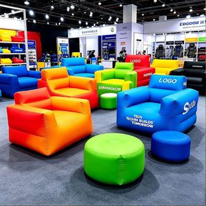 Sofá Inflable Publicitario de Diseño Personalizado, Resistente a la Intemperie, Silla Sellada al Aire con Logotipo Personalizado para Eventos y Exhibiciones - Product Image 1