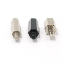 Entretoise hexagonale en acier au carbone zingué bleu-blanc, grade 8.8, M3-M8, mâle-femelle, pour support de carte PCB, pour ordinateur de bureau et portable
