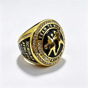 Anillos <span class=keywords><strong>de</strong></span> Campeonato <span class=keywords><strong>de</strong></span> Fútbol con Moissanita, Elegantes, Nuevos, Clásicos, <span class=keywords><strong>de</strong></span> Buena Calidad, Creativos, Grises, Personalizados - Product Image 5