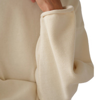 Pull en maille côtelé pour femme, col bateau, mélange de laine, couleur unie, style décontracté et preppy, haute qualité, élégant, collection printemps, vente en gros