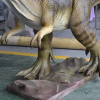 Modèle de T-Rex animatronique réaliste personnalisé OEM Zigong en métal pour utilisation intérieure/extérieure, idéal pour parcs d'aventure, parcs d'attractions, location, spectacles et centres commerciaux