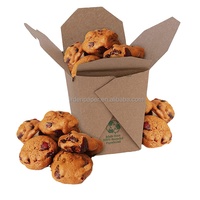 Boîte en carton rectangulaire haute anti-graisse, qualité alimentaire, jetable, pour vente en gros, emballage de snacks à emporter