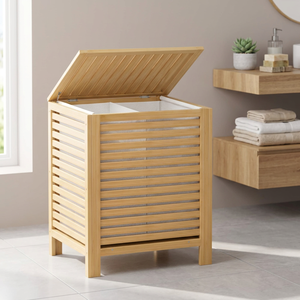 Organizador de Cubiertos de Bambú Moderno al por Mayor, Cestas de Almacenamiento Multifuncionales Ecológicas para Decoración del Hogar y Cocina - Product Image 3
