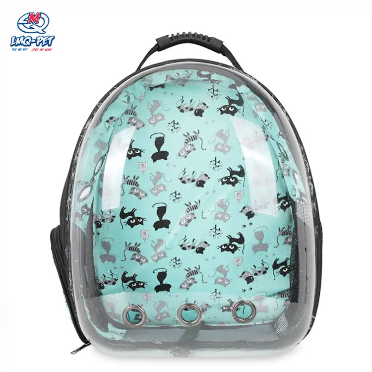 Прозрачный рюкзак для домашних животных, переносная сумка в виде капсулы для кошек, Воздухопроницаемый ранец для переноски питомцев