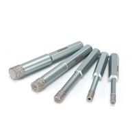 PMS 5-6-8-10-12-14MM tige hexagonale brasée diamant carrelage ouvre-trou béton granit marbre foret forets