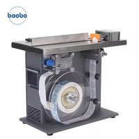 Machine d'étiquetage semi-automatique pour boîtes à coins plats et à angle droit, machine d'étiquetage de cartons, applicateur d'étiquettes