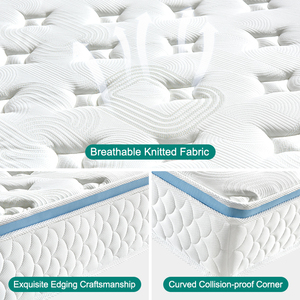 A basso prezzo di alta qualità materasso in poliestere comfort per <span class=keywords><strong>dormire</strong></span> in tessuto a maglia materasso a molle - Product Image 3