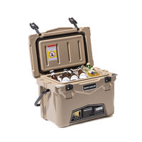 Glacière rotomoulée 20QT personnalisable (couleur et logo) – Glacière portable pour pêche et camping, mini glacière isotherme pour extérieur