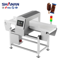 SHANAN SA-990 304 Stainless Steel Layar Sentuh IP54 Bersertifikat CE Detektor Logam Industri Makanan Ethernet Garansi 1 Tahun Koil 20cm