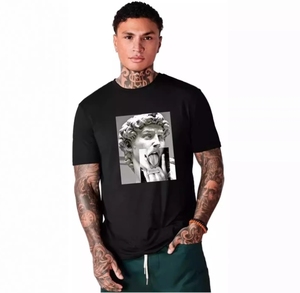 Novedad de 2024, camisetas de talla grande para <span class=keywords><strong>hombre</strong></span>, Camisetas estampadas de manga corta para <span class=keywords><strong>hombre</strong></span> - Product Image 3