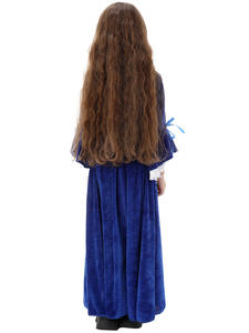 Vestido Medieval, Disfraz de Halloween, Vestido Largo Retro Francés Renacentista para Niña - Product Image 6