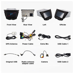 Özel fiyat 7 inç araba ekran araba radyo multimedya GPS navigasyon <span class=keywords><strong>HYUNDAI</strong></span> WIFI için 2011- Carplay araba monitör ile WIFI DSP - Product Image 4