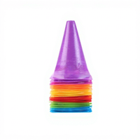 En gros Cône de marquage et d'obstacle pour entraînement de football, patinage, basketball, volleyball, 18 cm (6 pouces), en forme de seau à crème glacée