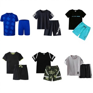 ชุดเสื้อผ้าเด็ก 2 ชิ้น ชุดฤดูร้อนแขนสั้นสำหรับเด็กผู้ชายและเด็กผู้หญิง กางเกงขาสั้นลายไดโนเสาร์ ดีไซน์สำหรับลูกสาวของพ่อ - Product Image 2
