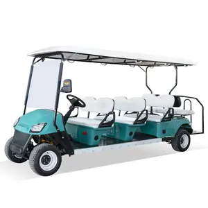 عربة جولف بمقعدين إلى 10 مقاعد عربة شاتل كهربائية تعمل بالبطارية لعرض المعالم السياحية عربة جولف كات كهربائية لعرض المعالم السياحية
