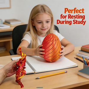 Juguete Antiestrés Sensorial con Forma de Huevo Retorcido, Impreso en 3D, Huevos de Pascua Simple <span class=keywords><strong>Dimple</strong></span> - Product Image 4
