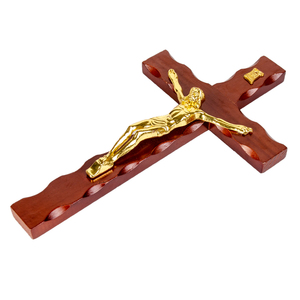 Última Casa cristiana oraciones de aleación de oro y plata crucifijo de Jesús decoración de la pared de colgante de Cruz - Product Image 2