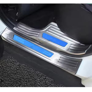 <span class=keywords><strong>Protection</strong></span> <span class=keywords><strong>de</strong></span> <span class=keywords><strong>seuil</strong></span> <span class=keywords><strong>de</strong></span> porte en acier inoxydable chromé pour Nissan X-trail 2017-2021 Rogue T32 - Product Image 5