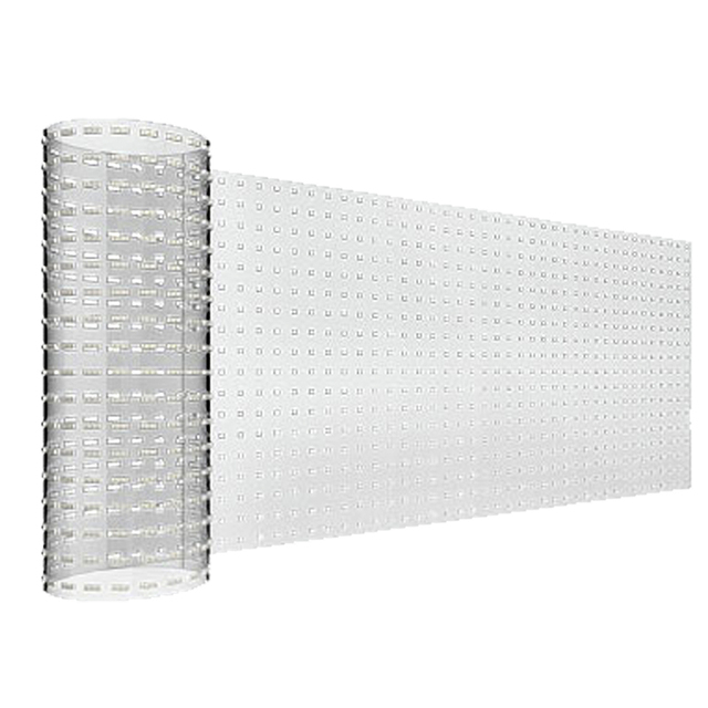 Customized Flexible Transparent LED Film Advertising LED Display Glass Adhesive Super Slim Led Screen for Shop Retail Window