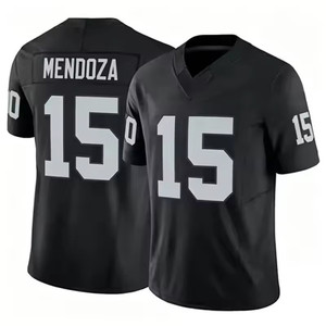 Maillots de football pour hommes Las Vegas 15 Mendoza 2 Ashton Jeanty 34 Jackson 89 Bowers 98 Crosby Maillots de football cousus USA - Product Image 2