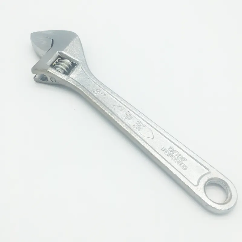 Кованая сталь 8 дюймов промышленного класса регулируемый гаечный ключ, дюймовый стандарт кованый штампованный Регулируемый разводной раздвижной гаечный ключ с весами
