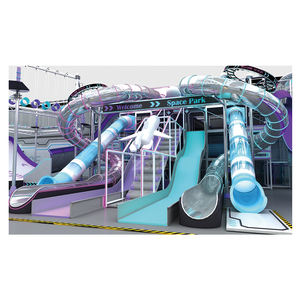 Équipement de parc de trampoline intérieur commercial Terrain de jeux intérieur personnalisé Parcours d'obstacles Équipement de jeu souple Parc d'attractions - Product Image 3