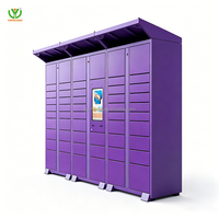 Casillero Inteligente para Paquetes YL con Sistema Inteligente, Soporte para Desarrollo de Software, Pantalla Táctil Electrónica, Gabinete de Entrega de Paquetes