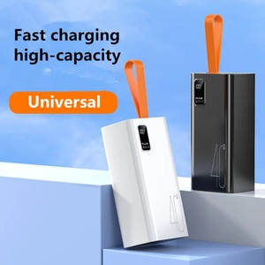 Batería Externa de Alta Capacidad Personalizada de Polímero de Litio de 40000 mAh, 4 Salidas, Doble USB, Pantalla LED, Carga Rápida PD de 22.5 W, Portátil, con Certificación CE - Product Image 5