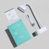 Lampe UV 9*LED pour ongles en gel, séchoir à ongles, capteur de lumière, USB 360 °   Lampe de manucure à col de cygne 365 nm pour salon à domicile, séchage rapide et durcissement rapide