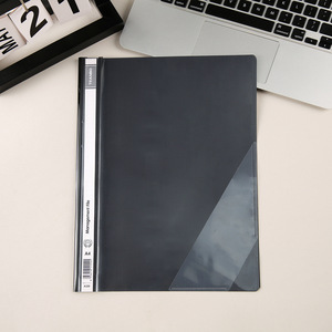 Clip de reliure transfrontalière à étiquette complète PP Dossier de fichiers de documents simple perforé à feuilles mobiles pour les rapports - Product Image 5