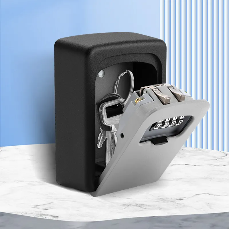 XBT Plastic Wall Mounted Car Key Safe Security Key Lock Box Home Storage Key Lock Box for Outdoor Key Box Safes