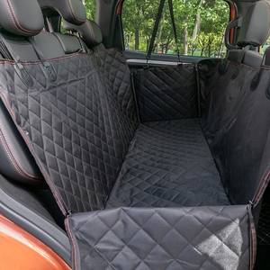 Hamaca para Perros 100% Impermeable para Asiento Trasero de Coche, Funda para Asiento de Coche con Ventana de Malla y Bolsillos de Almacenamiento - Product Image 1