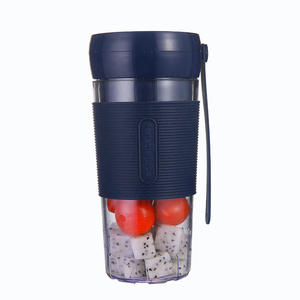 כוס בלנדר נטענת ב-USB בנפח 380 מיליליטר, בקבוק שייקר נייד לניקוי עצמי עם להבי נירוסטה, בלנדר ידני חשמלי מיני - Product Image 5