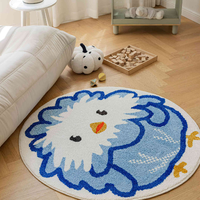 TT Home Living Room Rug Short Pile Solid Color Modern Design Washable Stain Resistant Polyester Color Dark Beige Size 160 cm