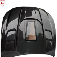 Z-ART 2014-2024 Transparente Kohlefaser-Motorhaube für Maserati Ghibli Kohlefaser-Motorabdeckung für Maserati Ghibli