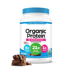 Poudre de Protéine Végétale Biologique Saveur Fudge Chocolat au Beurre <span class=keywords><strong>Sans</strong></span> <span class=keywords><strong>Lactose</strong></span>, <span class=keywords><strong>Sans</strong></span> <span class=keywords><strong>Gluten</strong></span>, <span class=keywords><strong>Sans</strong></span> Soja, Fabrication OEM - Product Image 1