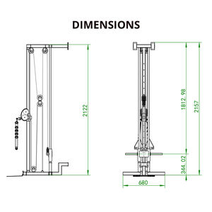 플레이트 로드 방식 철제 벽걸이형 헬스 케이블 풀리 머신 (200KG 하중, 전신 운동용, 남녀공용) - Product Image 3