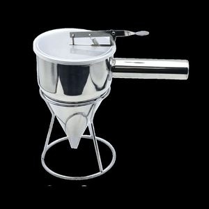 Dispenser per Pastella per Pancake, Panada, Waffle e Crepe, in Acciaio Inox con Supporto - Product Image 5
