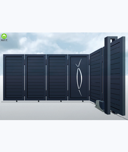 بوابة كهربائية دوارة للحدائق بزاوية 90 درجة، محرك بوابة منزلقة دوارة من الألومنيوم - Product Image 1