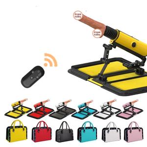 Fernbedienung Elektro schock Vibrierender Schub dildo <span class=keywords><strong>vibrator</strong></span> Leistungs starke Dildo maschine für Frauen masturbieren - Product Image 1